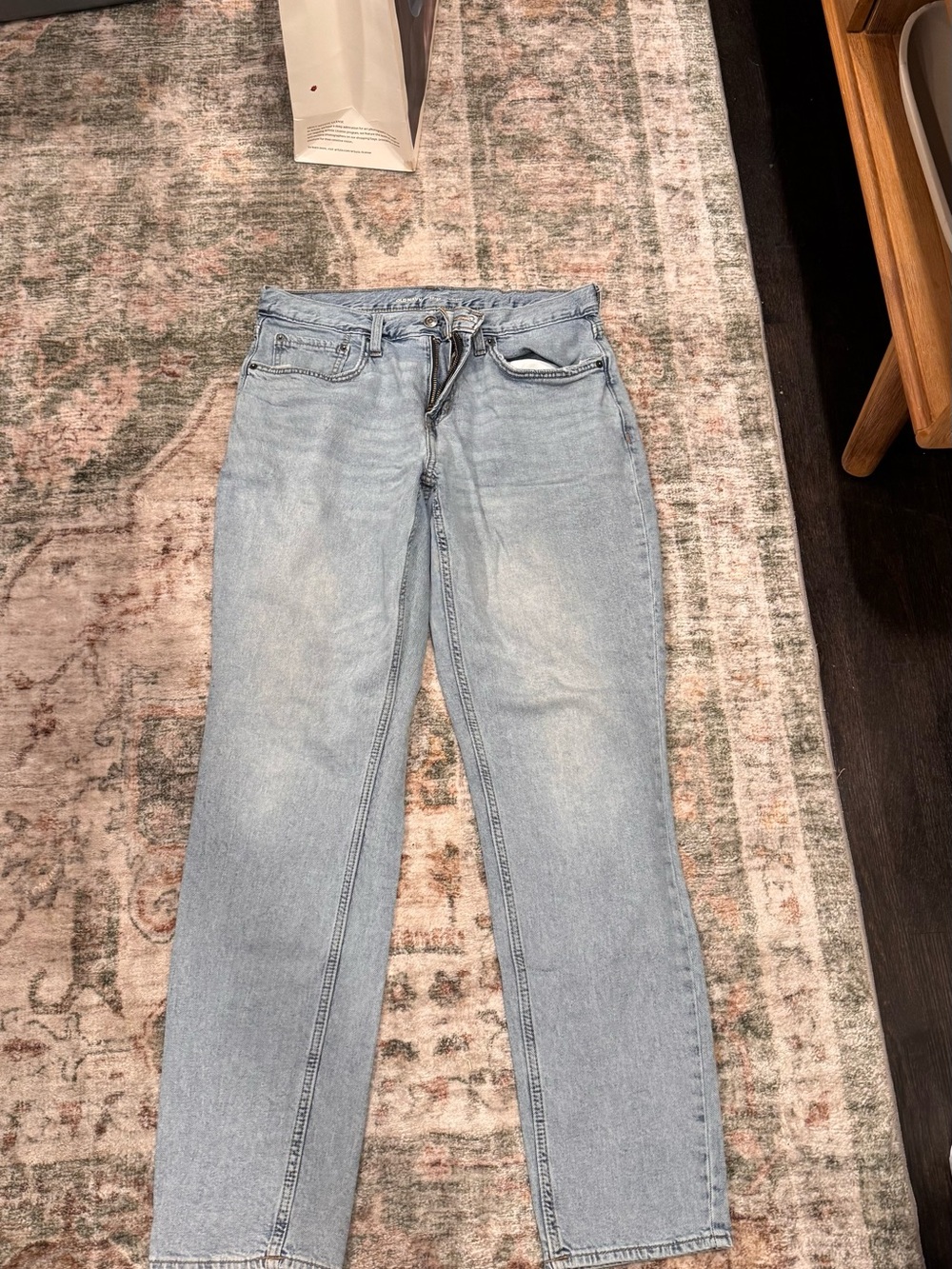 Old Navy Light Blue Straight Leg Jeans